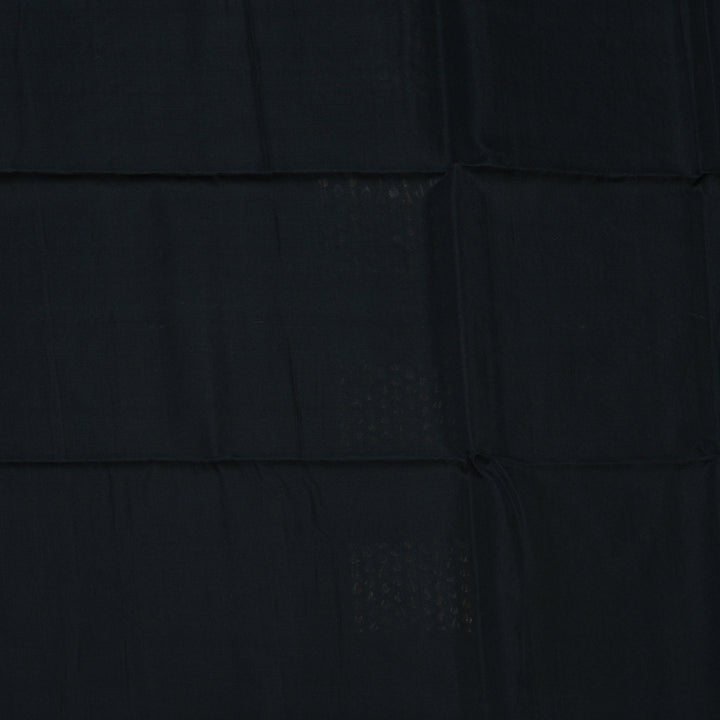 Hayagrivas Black Pure Kora Silk Cotton Saree KBE1485J4-3