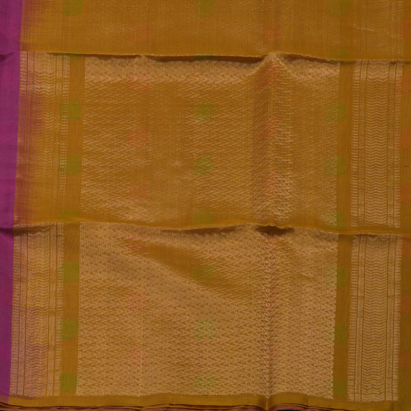 Hayagrivas Purple Kora Silk Cotton Saree KBE1485J5-12