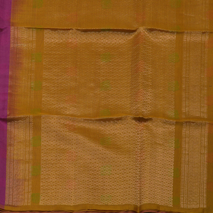 Hayagrivas Purple Kora Silk Cotton Saree KBE1485J5-12