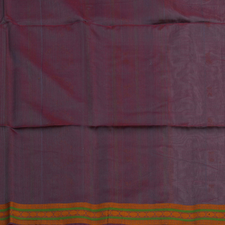 Hayagrivas Handloom Grey Pure Kora Silk Cotton Saree KBE1485J5-2