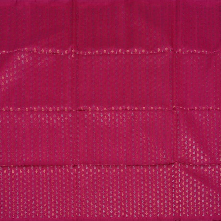 Hayagrivas Deep Pink Pure Kora Silk Cotton Saree KBE1485J6-2