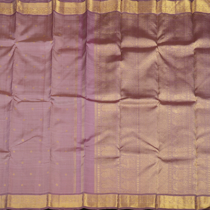 Hayagrivas Handloom Onion Pink Kanjivaram Silk Saree KBE1499J3-1