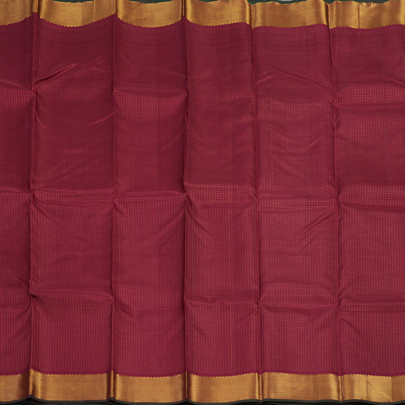 Hayagrivas Handloom Maroon Kanjivaram Silk Saree KBE1505J1-2