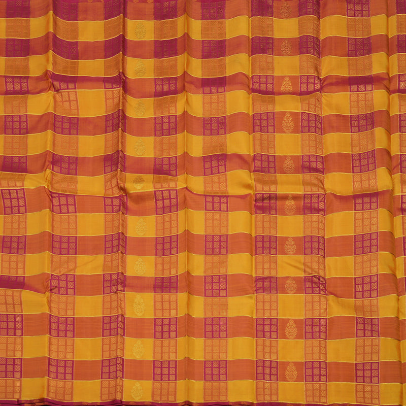 Hayagrivas Handloom Multicolour Kanjivaram Silk Saree KBE1505J10-1
