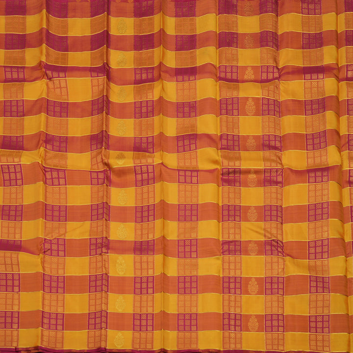 Hayagrivas Handloom Multicolour Kanjivaram Silk Saree KBE1505J10-1