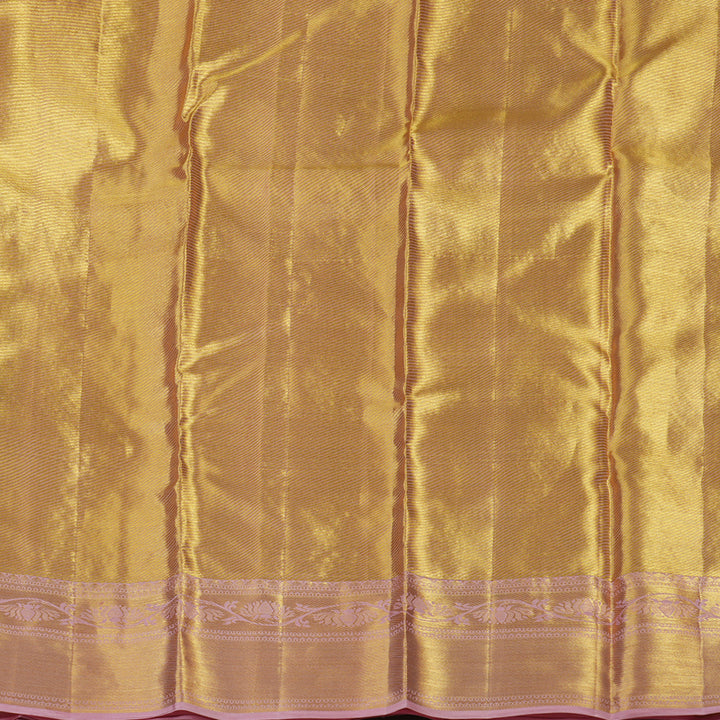 Hayagrivas Handloom Golden Pink Bridal Kanjivaram Silk Saree KBE1508J2-3