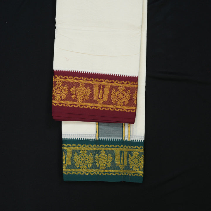 Hayagrivas 9*5 Pure Cotton Dhothi KBE1509J3-1