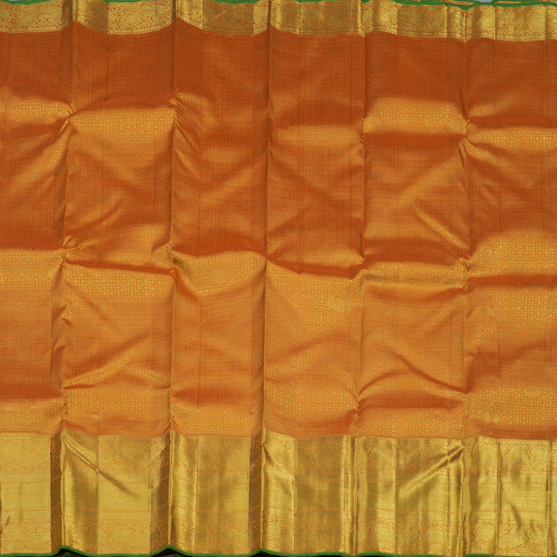 Hayagrivas Handloom Golden Yellow Bridal Kanjivaram Silk Saree KBE1515J2-1