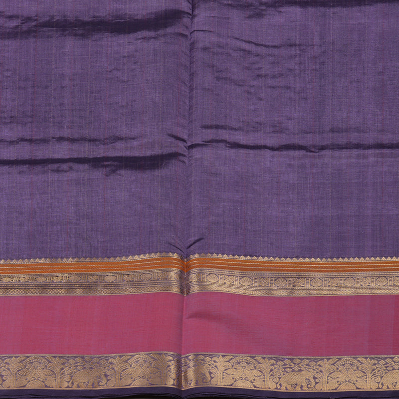 Hayagrivas Faded Purple Pure Kanchi Silk Cotton Saree KBE1525K14-2