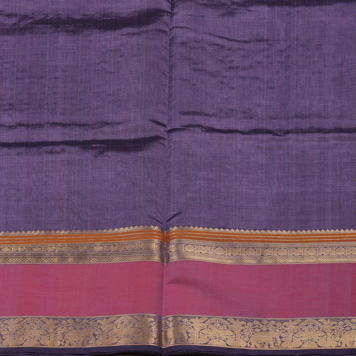 Hayagrivas Faded Purple Pure Kanchi Silk Cotton Saree KBE1525K14-2
