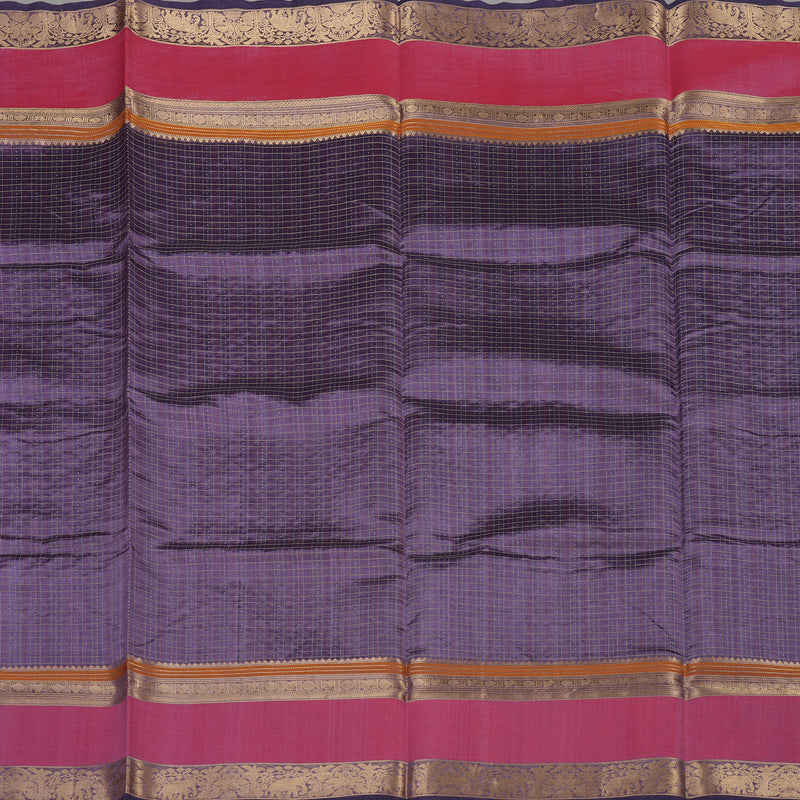 Hayagrivas Faded Purple Pure Kanchi Silk Cotton Saree KBE1525K14-2