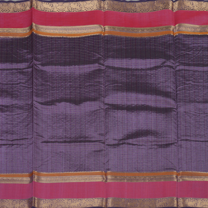 Hayagrivas Faded Purple Pure Kanchi Silk Cotton Saree KBE1525K14-2