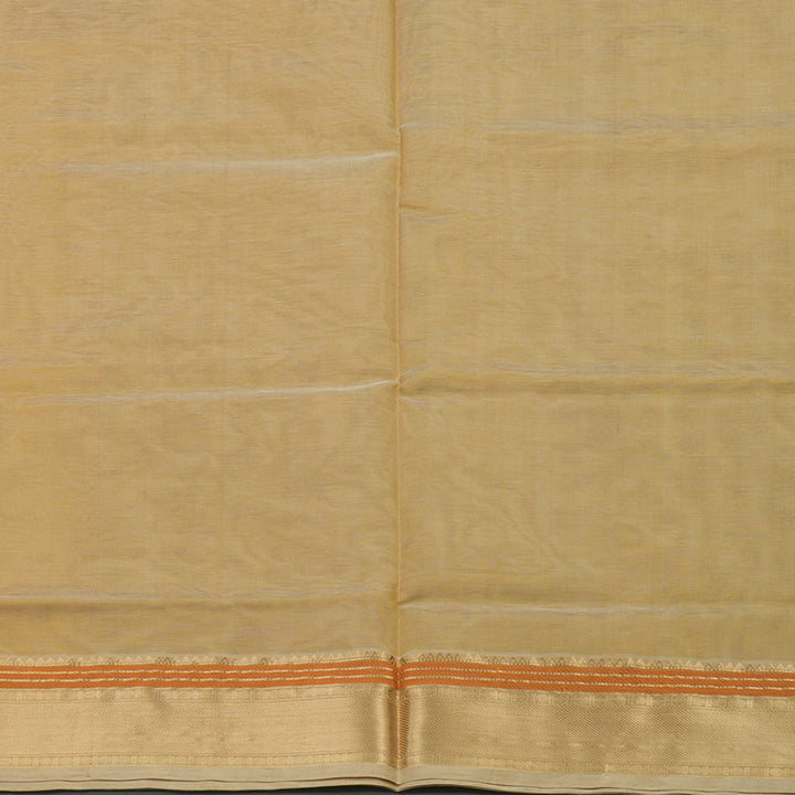 Hayagrivas Sandal Beige Pure Kanchi Silk Cotton Saree KBE1525K7-7