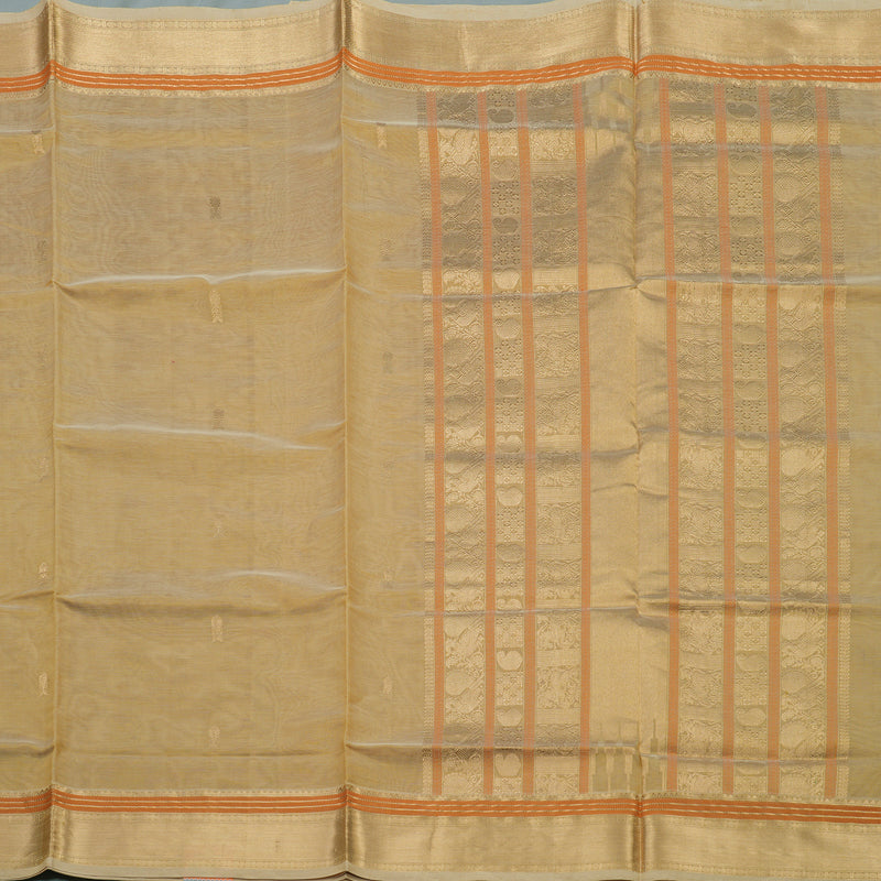 Hayagrivas Sandal Beige Pure Kanchi Silk Cotton Saree KBE1525K7-7