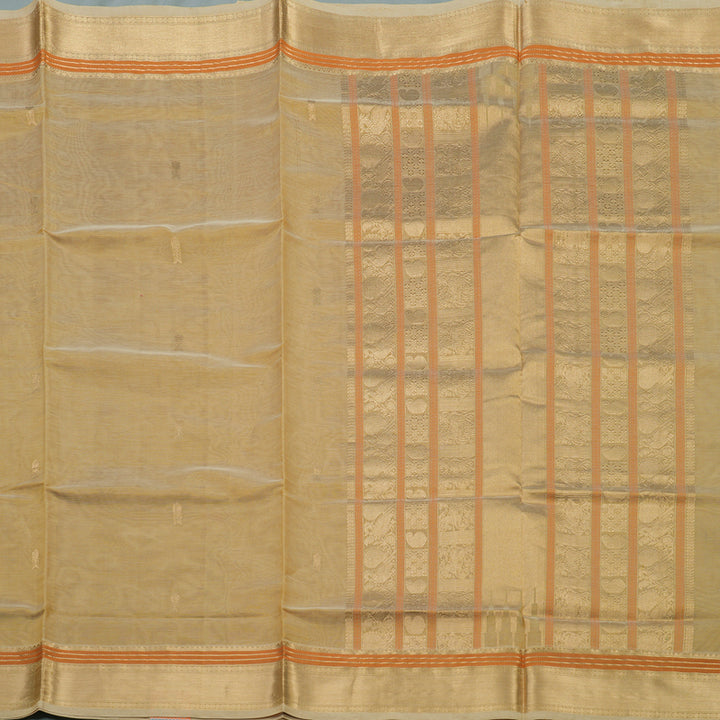 Hayagrivas Sandal Beige Pure Kanchi Silk Cotton Saree KBE1525K7-7