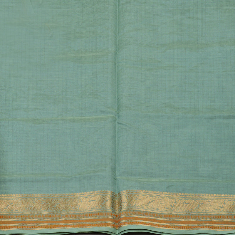 Hayagrivas Pastel Green Pure Kanchi Silk Cotton Saree KBE1525K8-1
