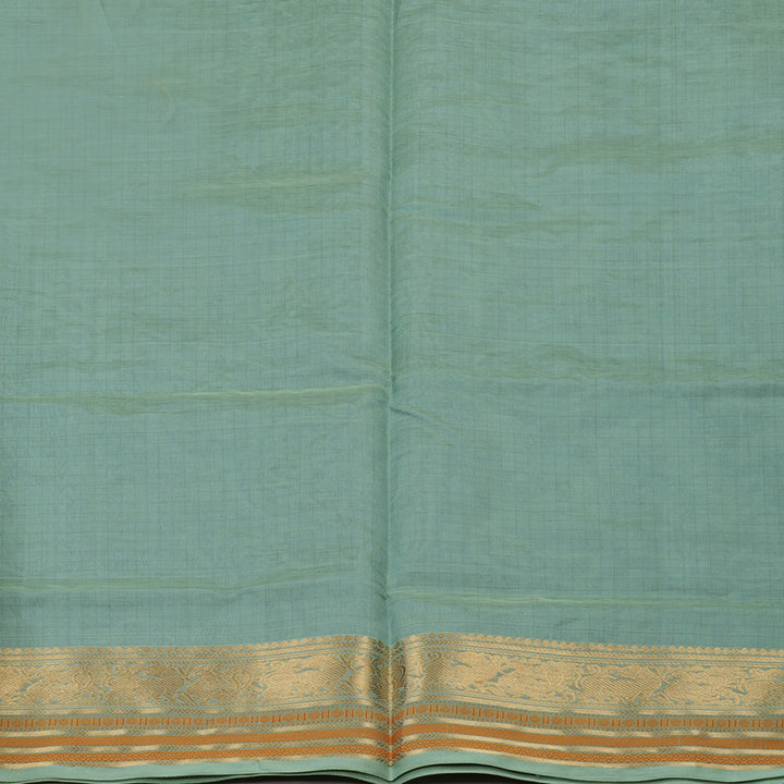 Hayagrivas Pastel Green Pure Kanchi Silk Cotton Saree KBE1525K8-1