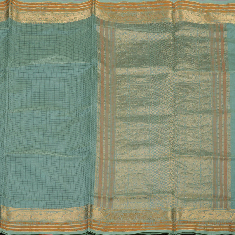 Hayagrivas Pastel Green Pure Kanchi Silk Cotton Saree KBE1525K8-1