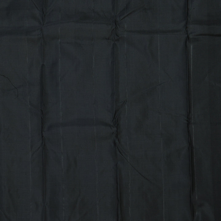 Hayagrivas Handloom Wine Kanjivaram Silk Saree with Black border KBE1527K3-1