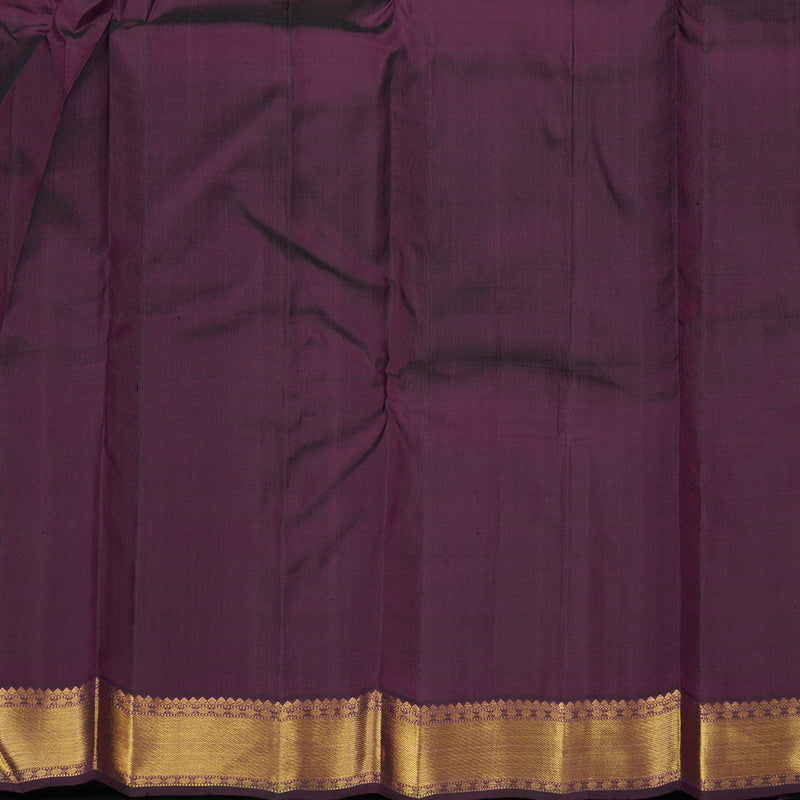 Hayagrivas Handloom Wine Purple Bridal Kanjivaram Silk Saree KBE1530K1-1