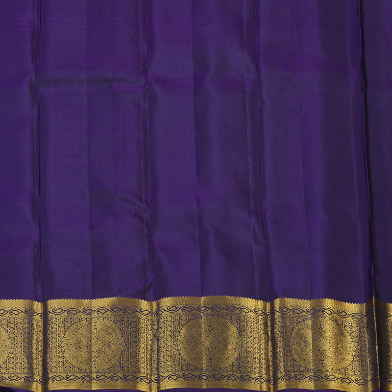 Hayagrivas Handloom Purple Kanjivaram Silk Sarees KBE1533K11-11