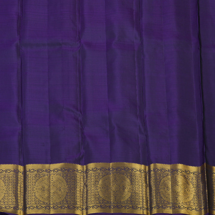 Hayagrivas Handloom Purple Kanjivaram Silk Sarees KBE1533K11-11