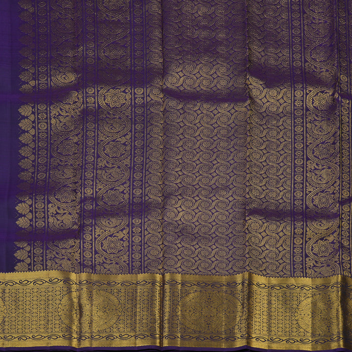 Hayagrivas Handloom Purple Kanjivaram Silk Sarees KBE1533K11-11