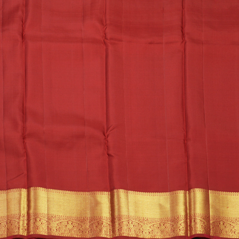 Hayagrivas Handloom Red Kanjivaram Silk Saree KBE1533K3-1