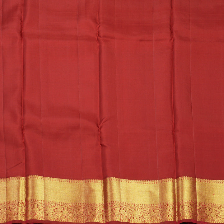 Hayagrivas Handloom Red Kanjivaram Silk Saree KBE1533K3-1