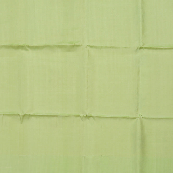 Hayagrivas Handloom Cream Kanjivaram Soft Silk Saree with Neon Green Border KBE1534K1-15