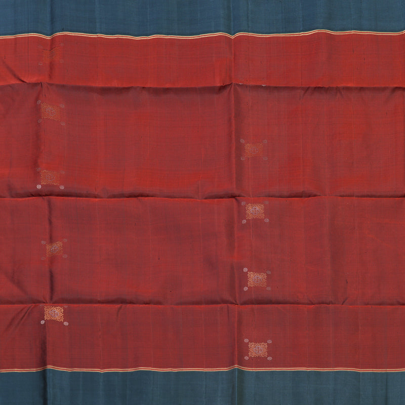 Hayagrivas Araku Maroon Pure Soft Silk Saree KBE1534K1-2