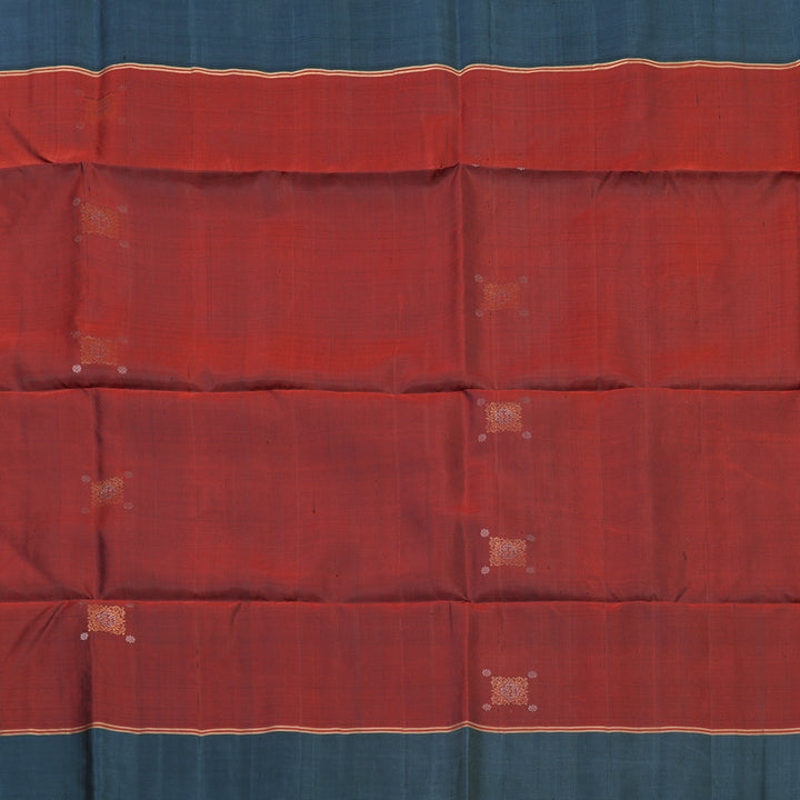 Hayagrivas Araku Maroon Pure Soft Silk Saree KBE1534K1-2