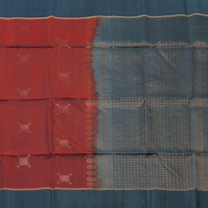 Hayagrivas Araku Maroon Pure Soft Silk Saree KBE1534K1-2