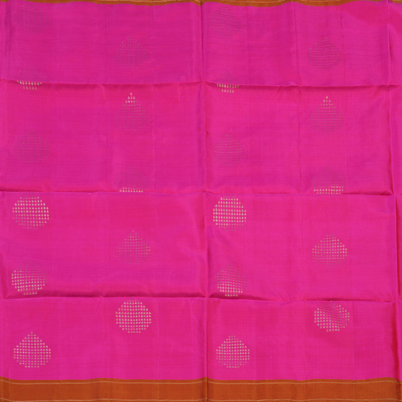 Hayagrivas Rani Pink Handloom Soft Silk Saree KBE1534K1-6
