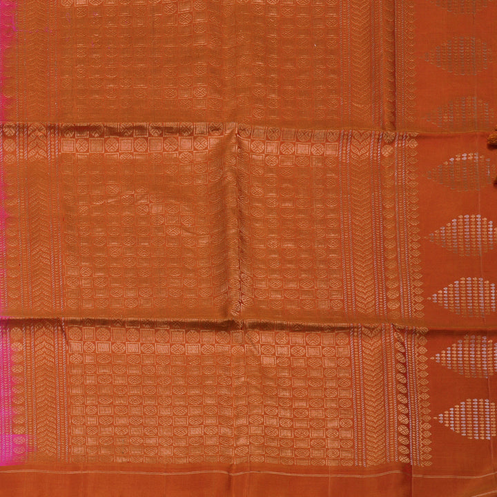 Hayagrivas Rani Pink Handloom Soft Silk Saree KBE1534K1-6