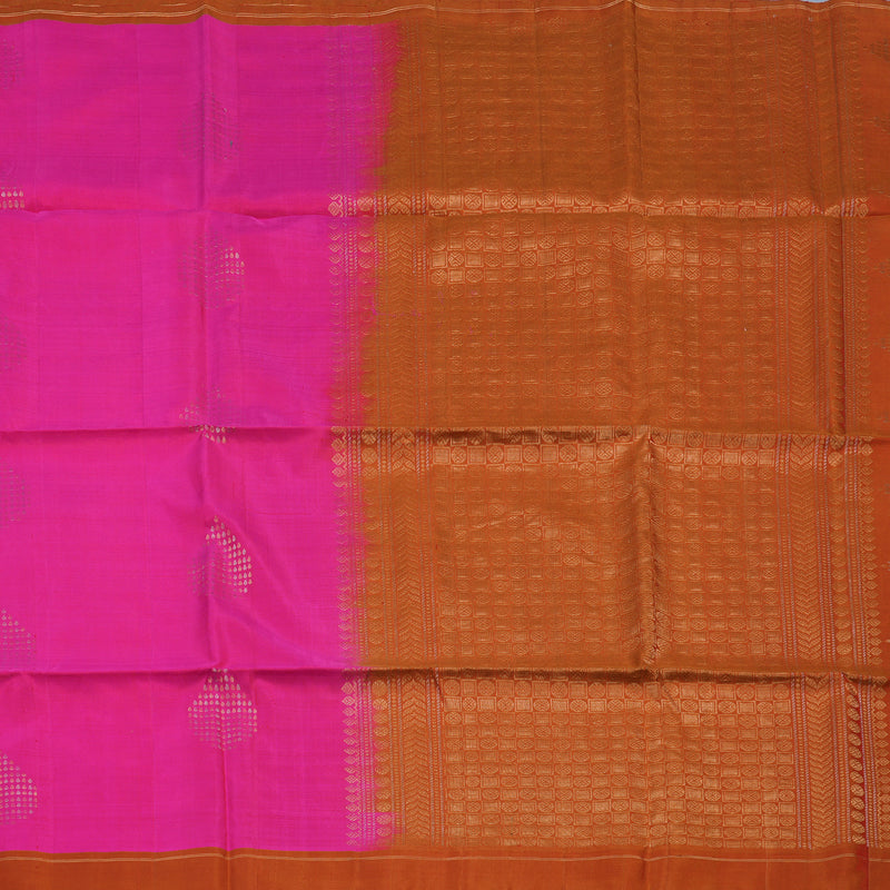 Hayagrivas Rani Pink Handloom Soft Silk Saree KBE1534K1-6