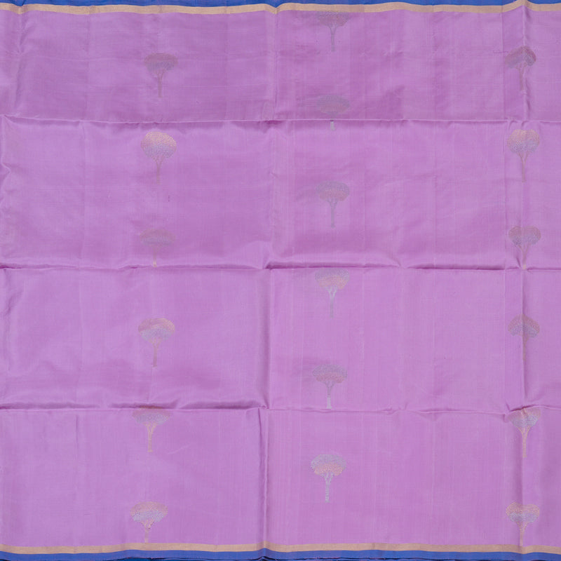 Hayagrivas Lavendar Pure Soft Silk Saree KBE1534K1-9