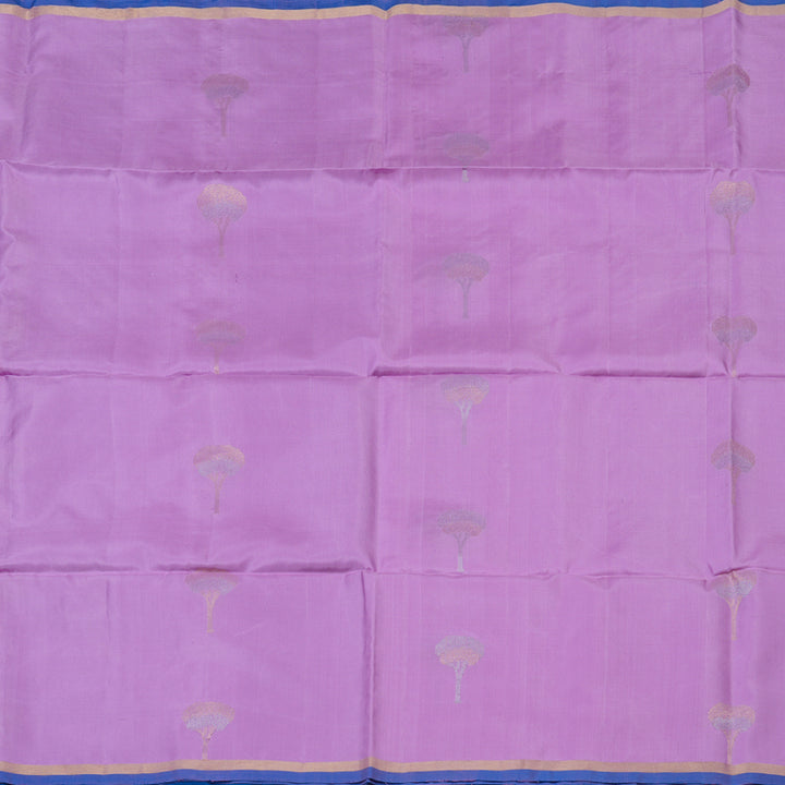 Hayagrivas Lavendar Pure Soft Silk Saree KBE1534K1-9