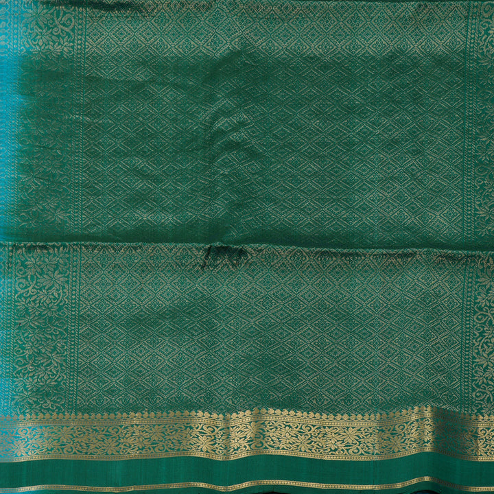 Hayagrivas Sky Blue Pure Soft Silk Saree KBE1534K2-11