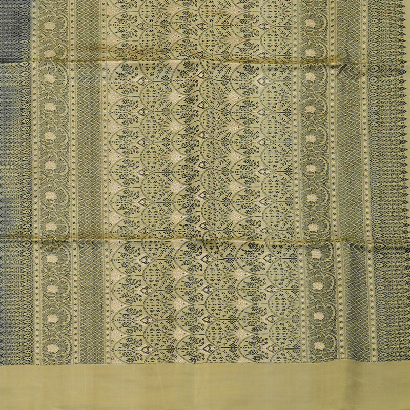 Hayagrivas Handloom Royal Beige Kanjivaram Soft Silk Saree with Pale Yellow Border KBE1534K3-8