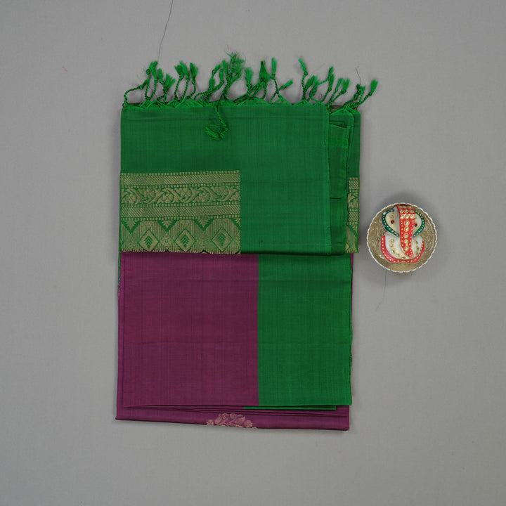 Hayagrivas Purple Pure Soft Silk Saree KBE1535K1-5