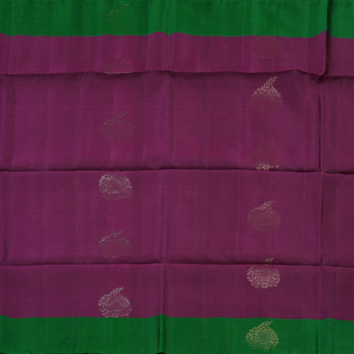 Hayagrivas Purple Pure Soft Silk Saree KBE1535K1-5