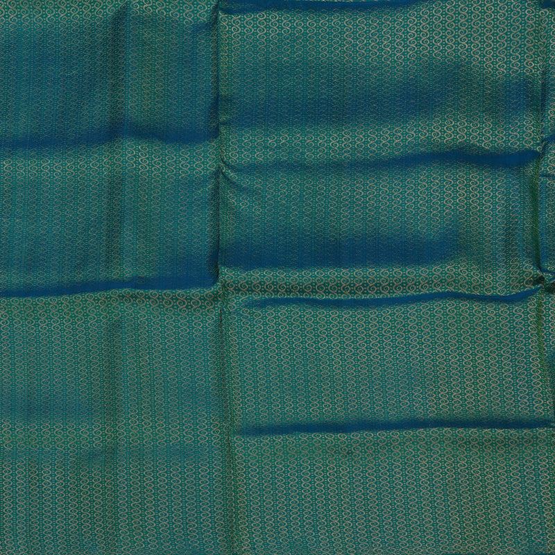 Hayagrivas Leaf Green Pure Soft Silk Saree with Mayilkazhuthu Border KBE1537K11-1