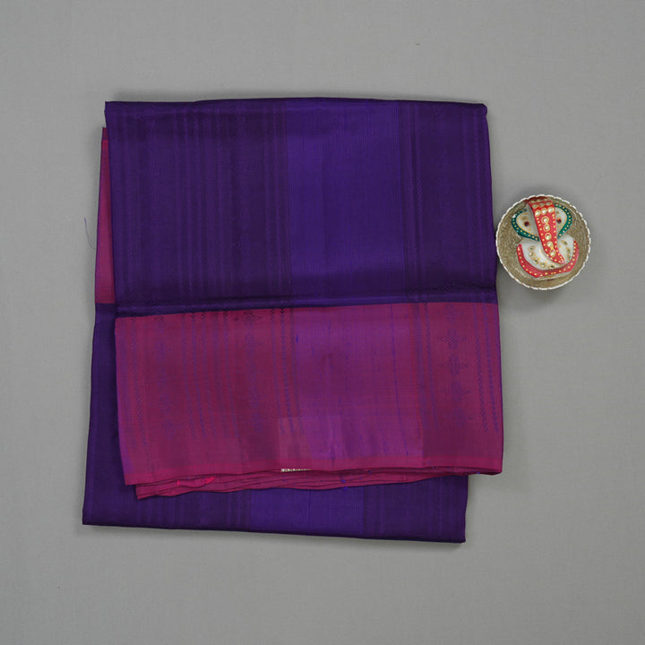 Hayagrivas Violet Pure Soft Silk Saree with Purple Border KBE1537K11-13