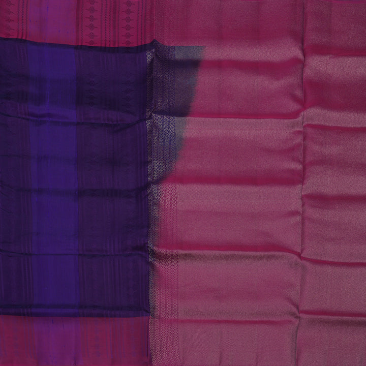 Hayagrivas Violet Pure Soft Silk Saree with Purple Border KBE1537K11-13