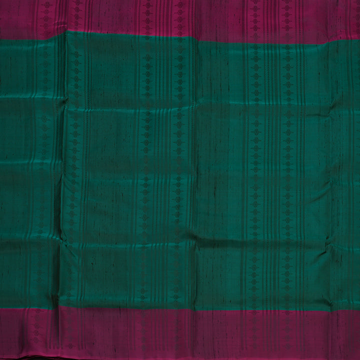 Hayagrivas Bottle Green Pure Soft Silk Saree KBE1537K11-2