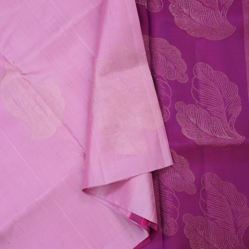 Hayagrivas Lavendar Pure Soft Silk Saree KBE1537K5-1