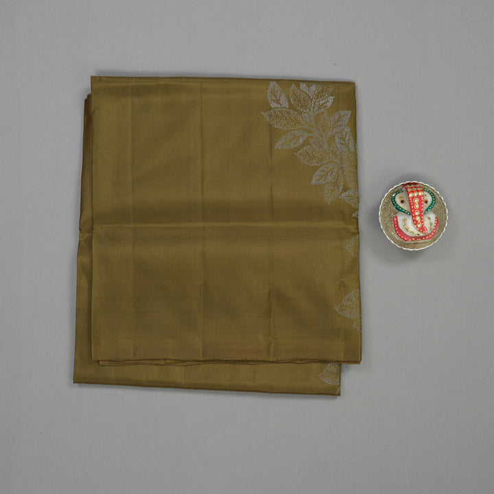Hayagrivas Matcha Green Pure Soft Silk Saree KBE1537K7-2