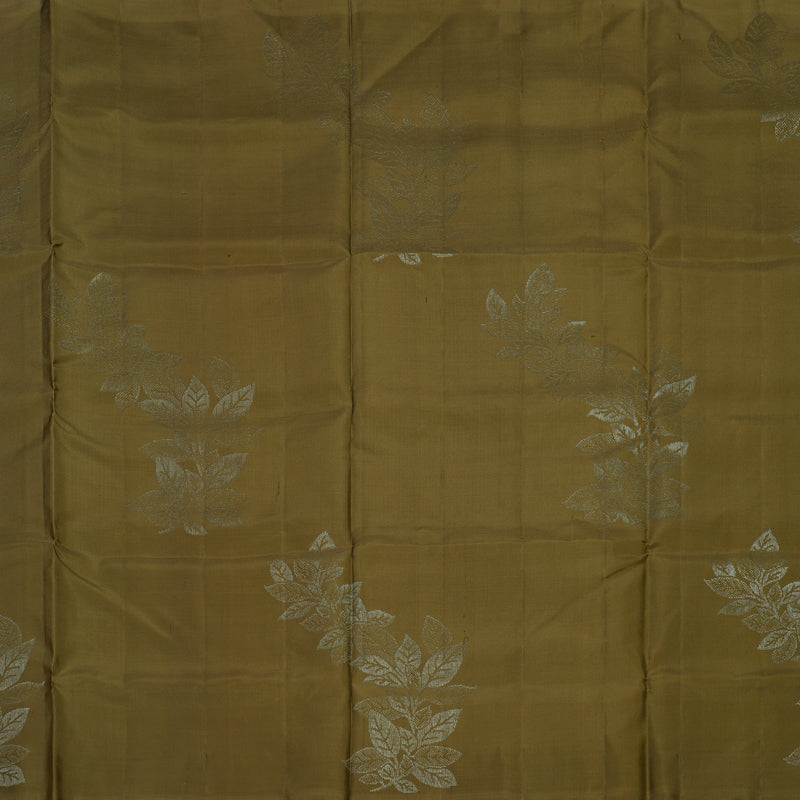 Hayagrivas Matcha Green Pure Soft Silk Saree KBE1537K7-2