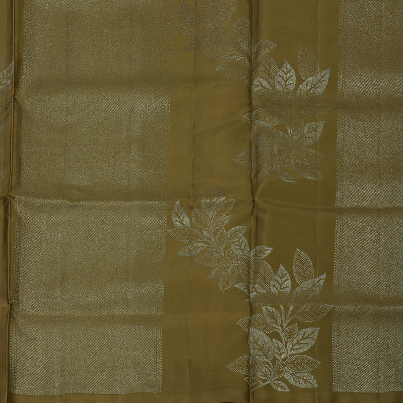 Hayagrivas Matcha Green Pure Soft Silk Saree KBE1537K7-2